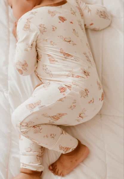 Zippered Romper || Orchard Farm